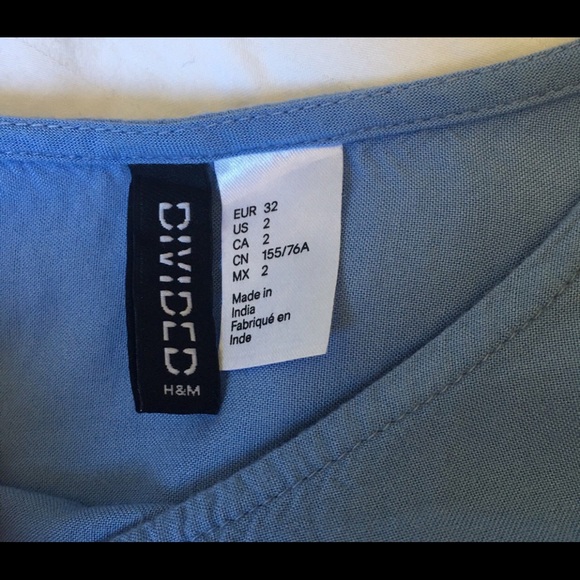 H&M blue top - Picture 3 of 3